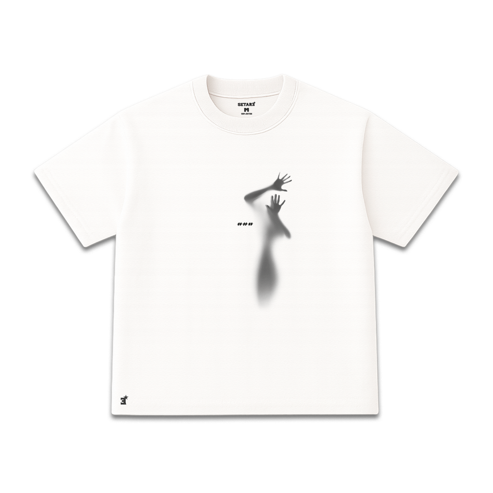 Camiseta Oversize Shadow dimensions